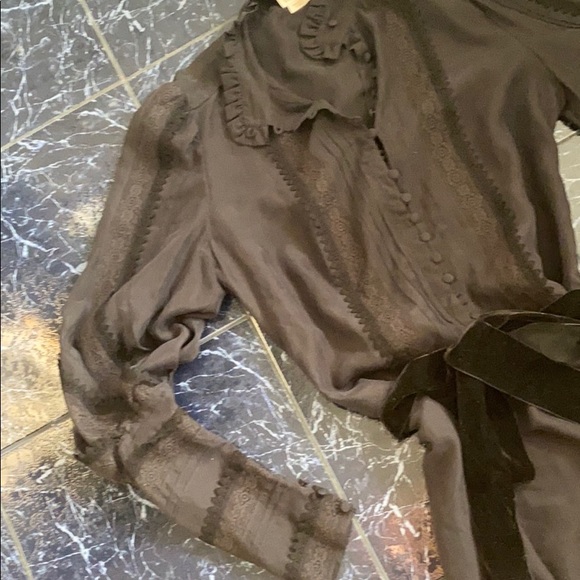 Antonio Berardi silk mini dress with lace size S - Picture 8 of 10